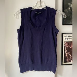 Vtg Cotton Linen Shell